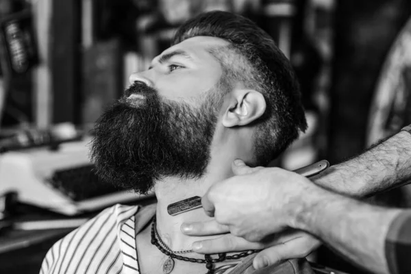 depositphotos 377024806 stock photo bearded man getting haircut hairdresser